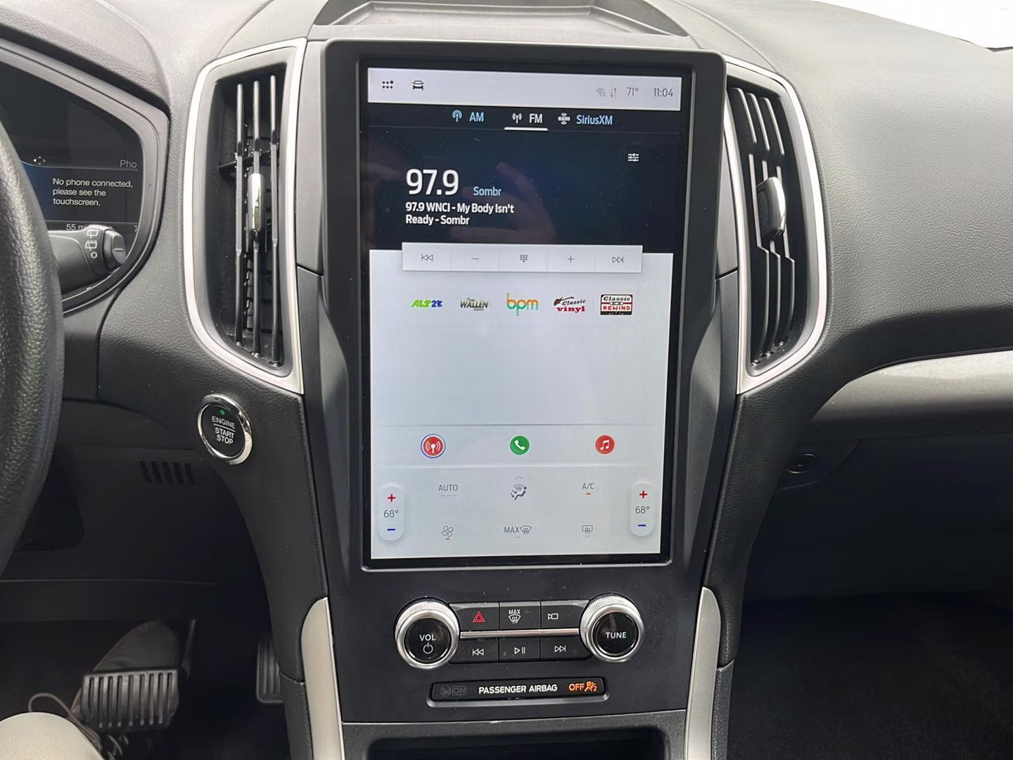 2024 Stone Blue Ford Edge SE AWD SUV