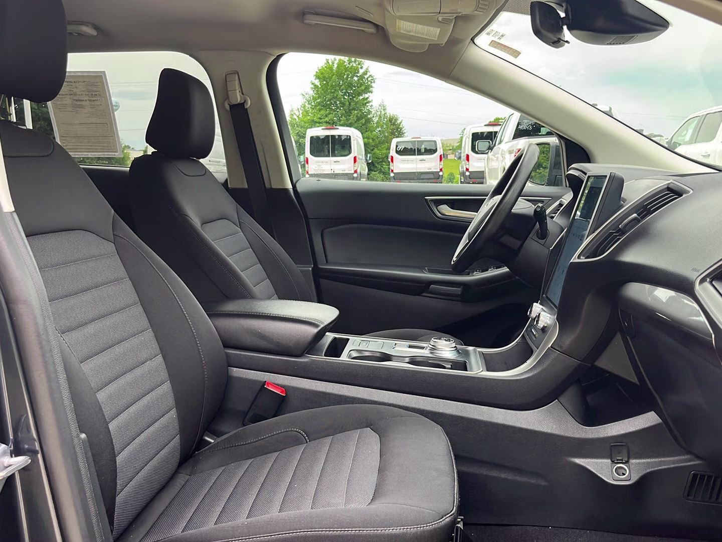 2024 Stone Blue Ford Edge SE AWD SUV
