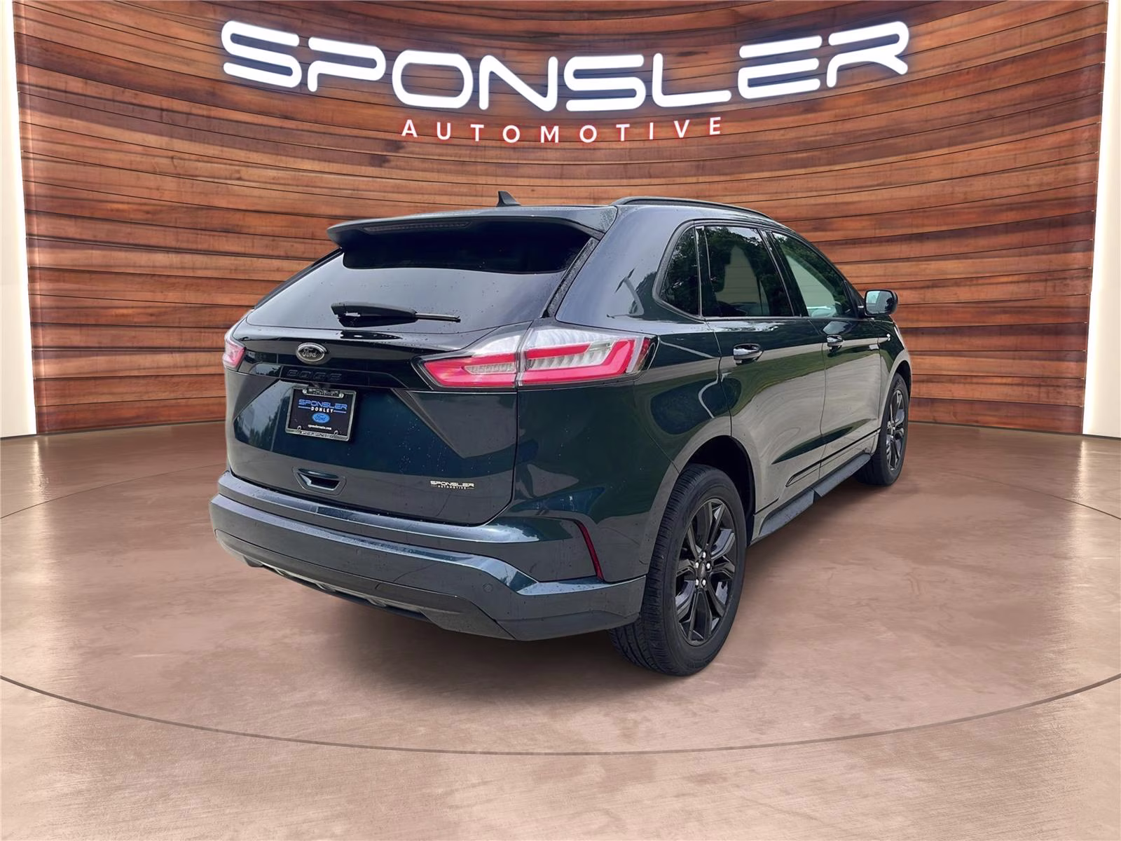2024 Stone Blue Ford Edge SE AWD SUV