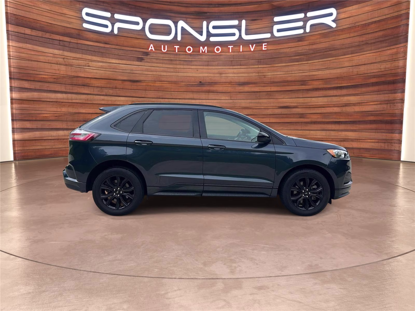 2024 Stone Blue Ford Edge SE AWD SUV