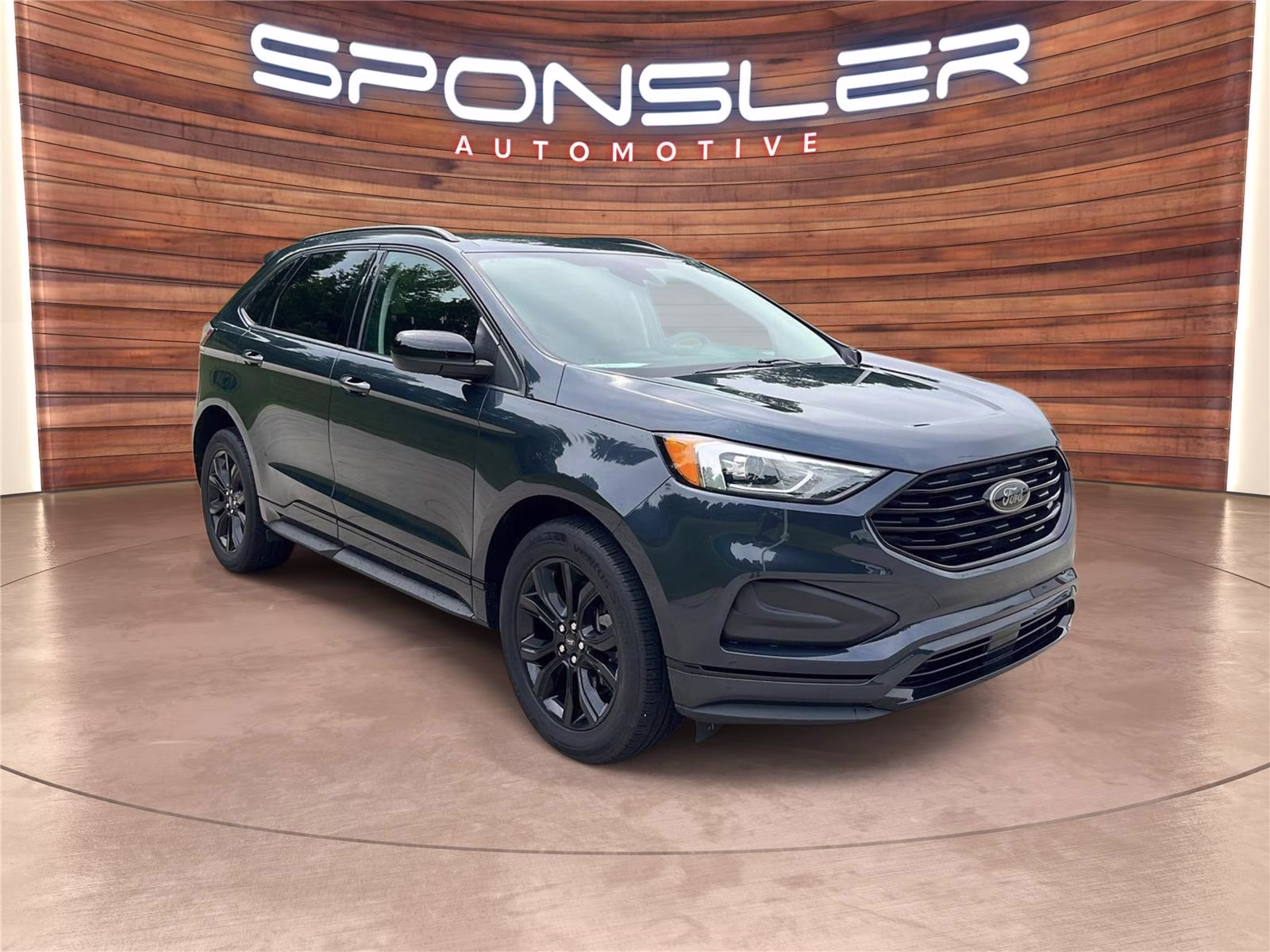 2024 Stone Blue Ford Edge SE AWD SUV
