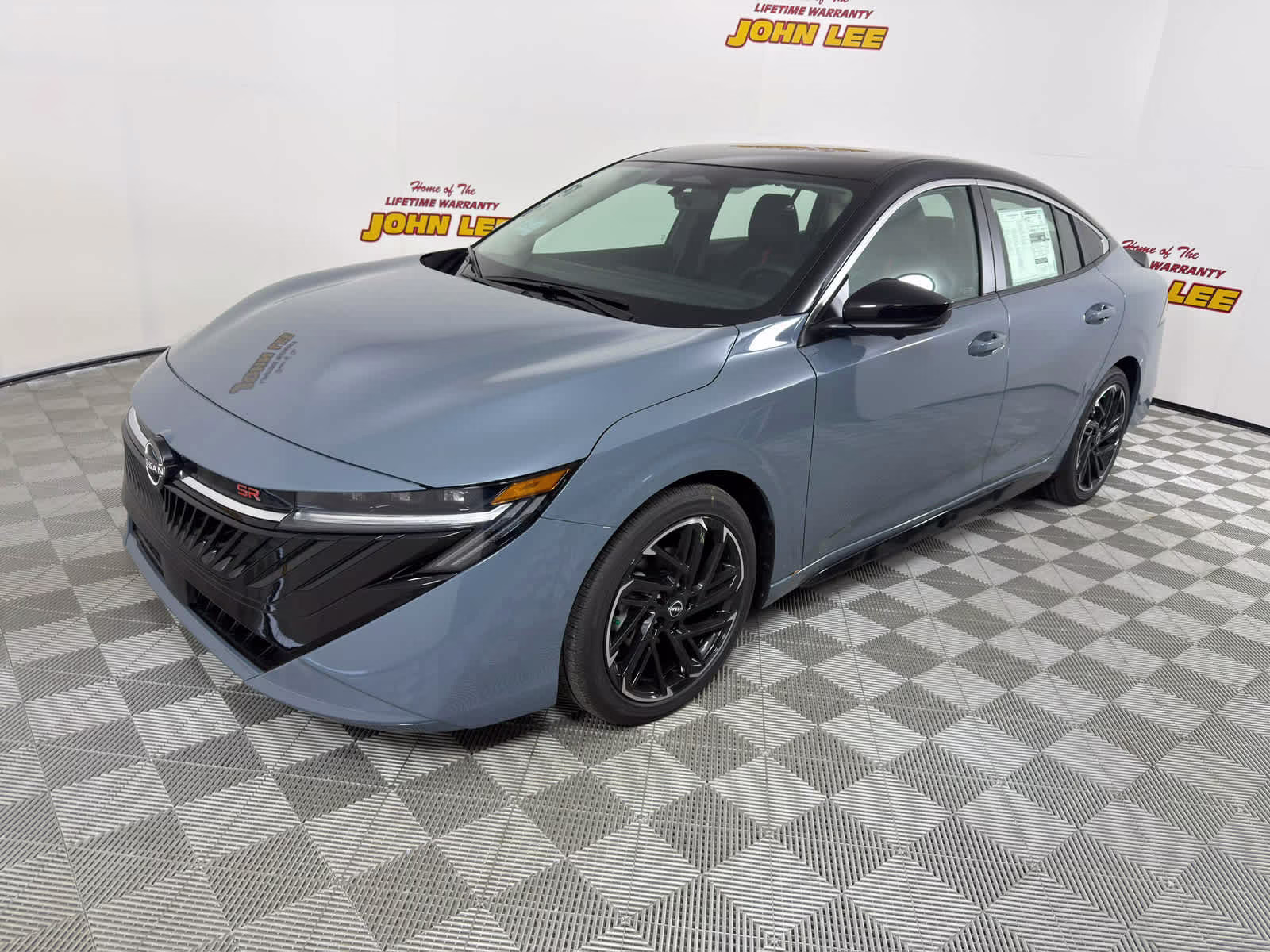 2026 Atlantic Gray Metallic/Super Black Nissan Sentra SR FWD Sedan