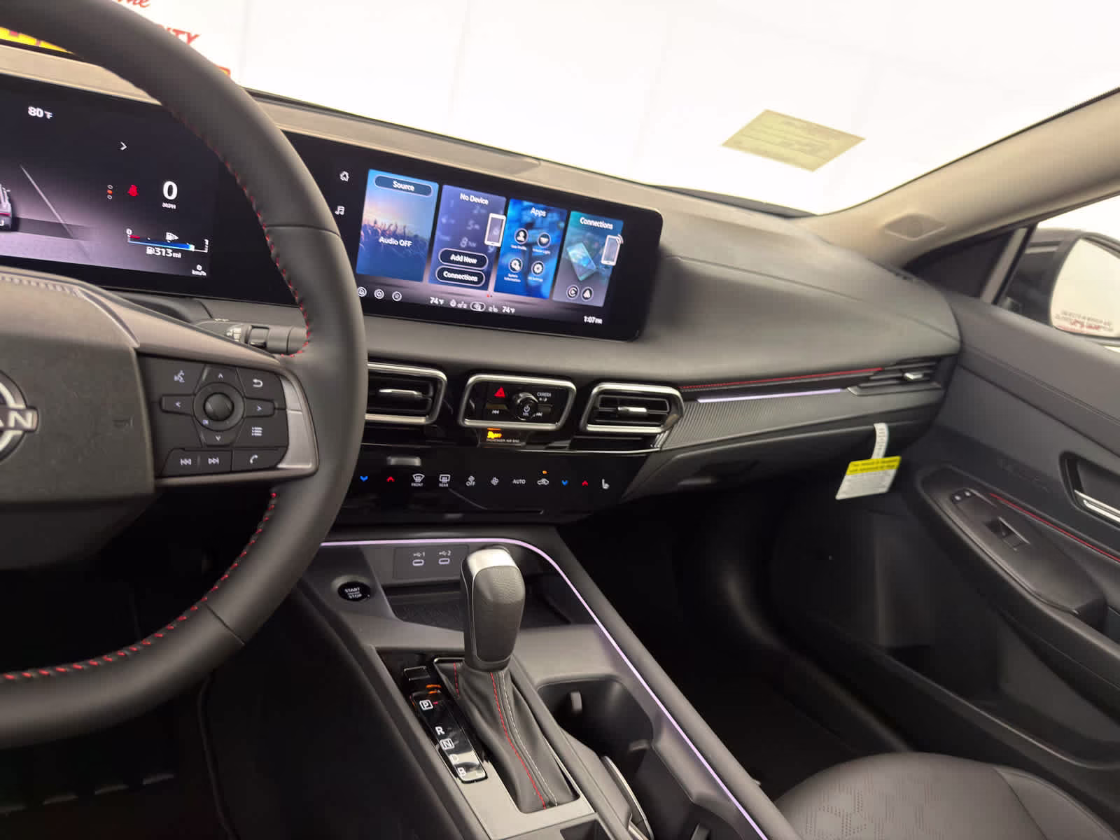 2026 Atlantic Gray Metallic/Super Black Nissan Sentra SR FWD Sedan
