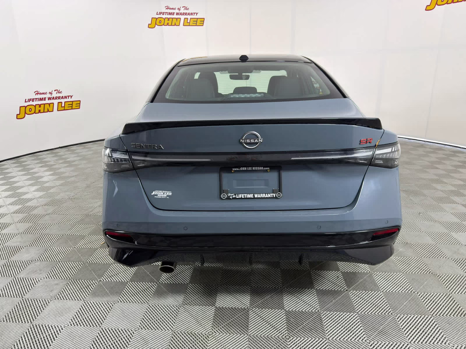 2026 Atlantic Gray Metallic/Super Black Nissan Sentra SR FWD Sedan