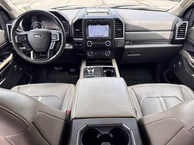 2019 White Platinum Clearcoat Metallic Ford Expedition Limited RWD SUV