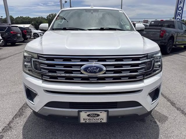 2019 White Platinum Clearcoat Metallic Ford Expedition Limited RWD SUV