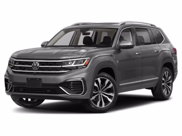 2022 Gray Volkswagen Atlas 3.6L V6 SEL Premium R-Line AWD SUV
