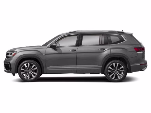 2022 Gray Volkswagen Atlas 3.6L V6 SEL Premium R-Line AWD SUV