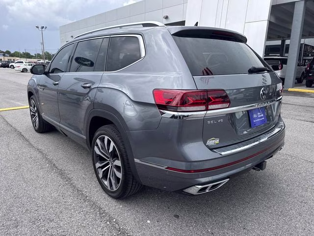 2022 Gray Volkswagen Atlas 3.6L V6 SEL Premium R-Line AWD SUV