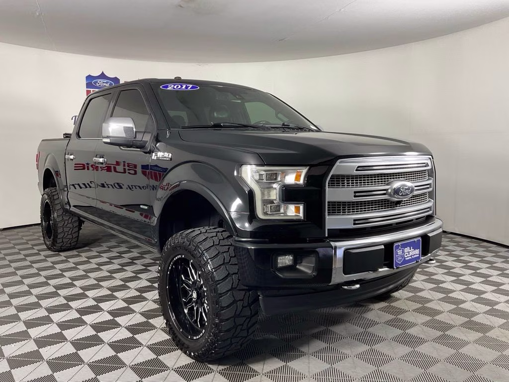 2017 Shadow Black Ford F-150 Platinum 4X4 Truck