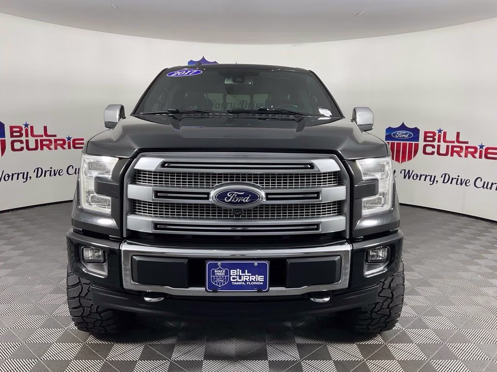 2017 Shadow Black Ford F-150 Platinum 4X4 Truck