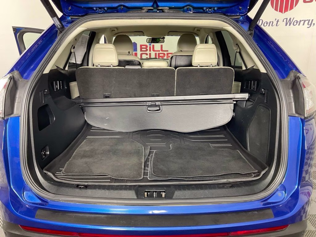 2018 Lightning Blue Metallic Ford Edge Titanium FWD SUV
