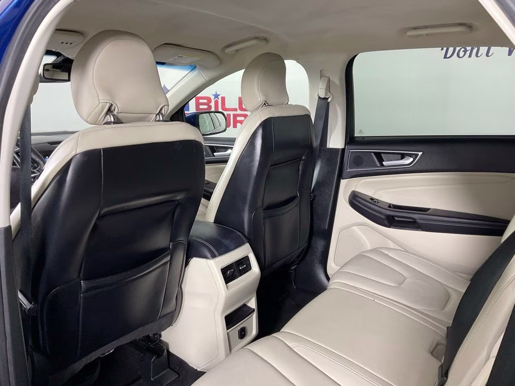 2018 Lightning Blue Metallic Ford Edge Titanium FWD SUV