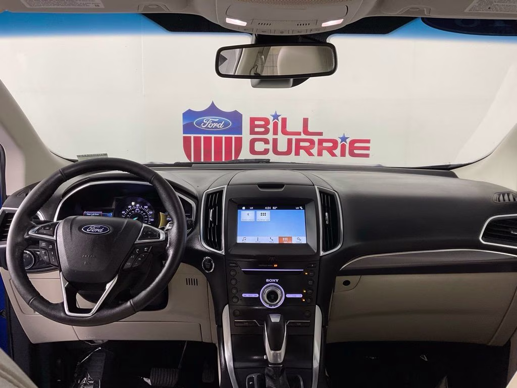2018 Lightning Blue Metallic Ford Edge Titanium FWD SUV