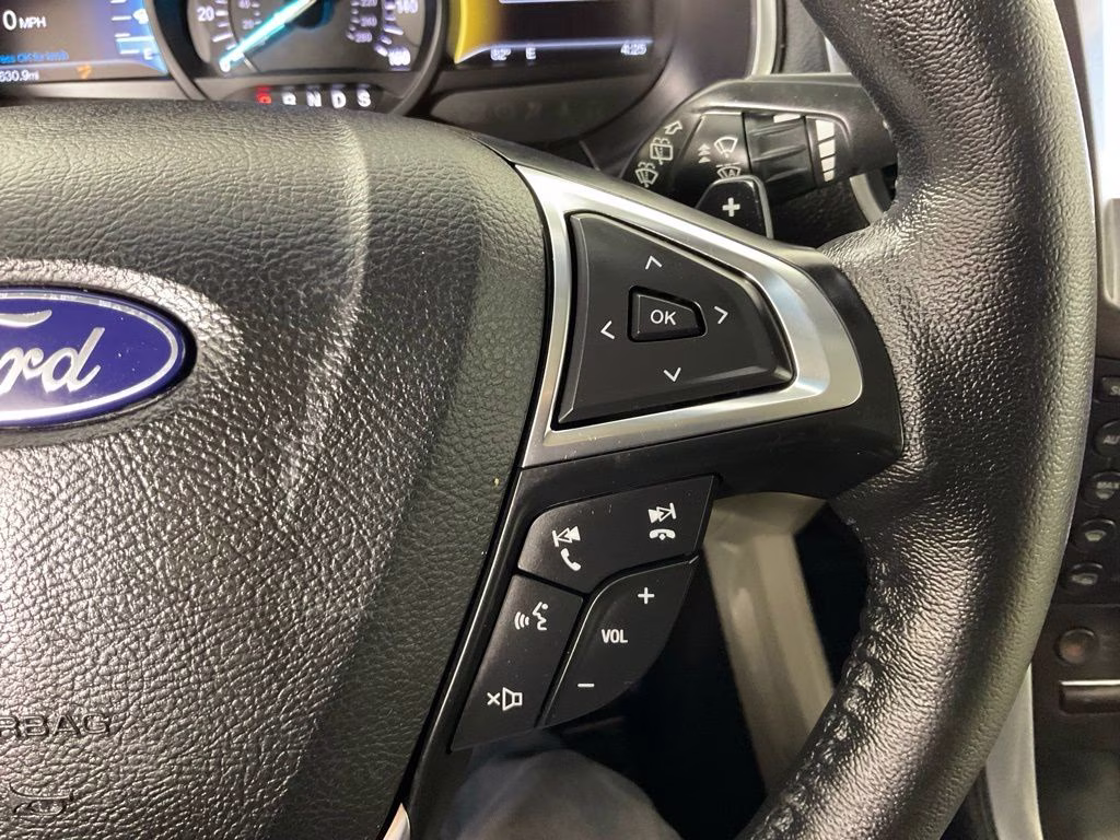 2018 Lightning Blue Metallic Ford Edge Titanium FWD SUV