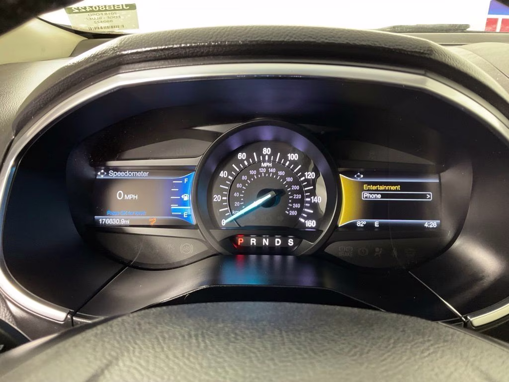 2018 Lightning Blue Metallic Ford Edge Titanium FWD SUV