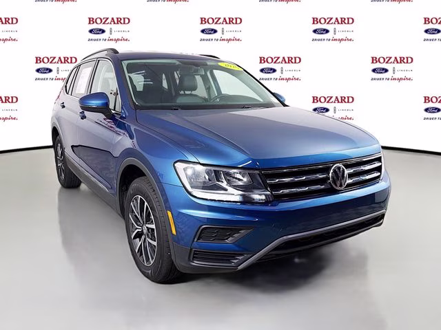 2020 Blue Volkswagen Tiguan 2.0T SE 4Motion AWD SUV