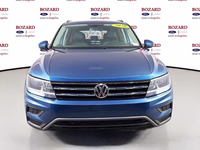 2020 Blue Volkswagen Tiguan 2.0T SE 4Motion AWD SUV