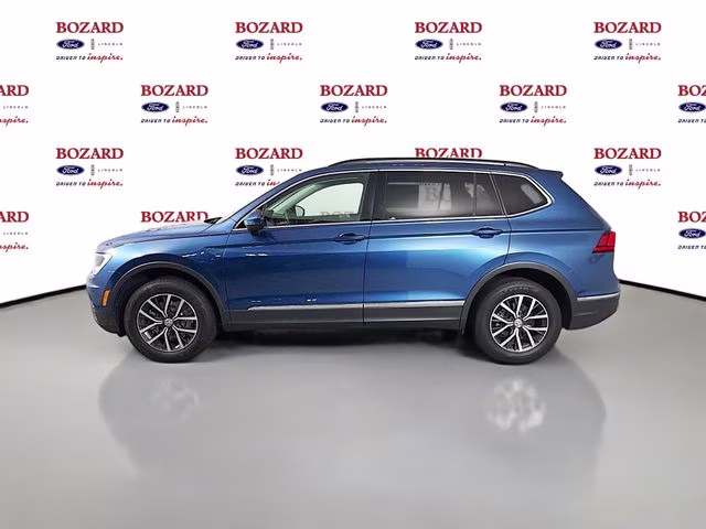 2020 Blue Volkswagen Tiguan 2.0T SE 4Motion AWD SUV