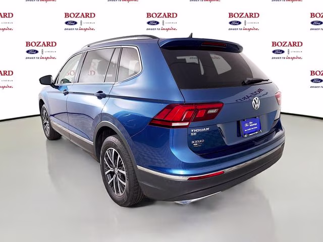 2020 Blue Volkswagen Tiguan 2.0T SE 4Motion AWD SUV