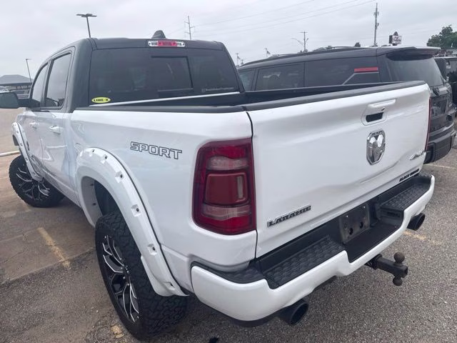2022 Bright White Clearcoat Ram 1500 Laramie 4X4 Truck