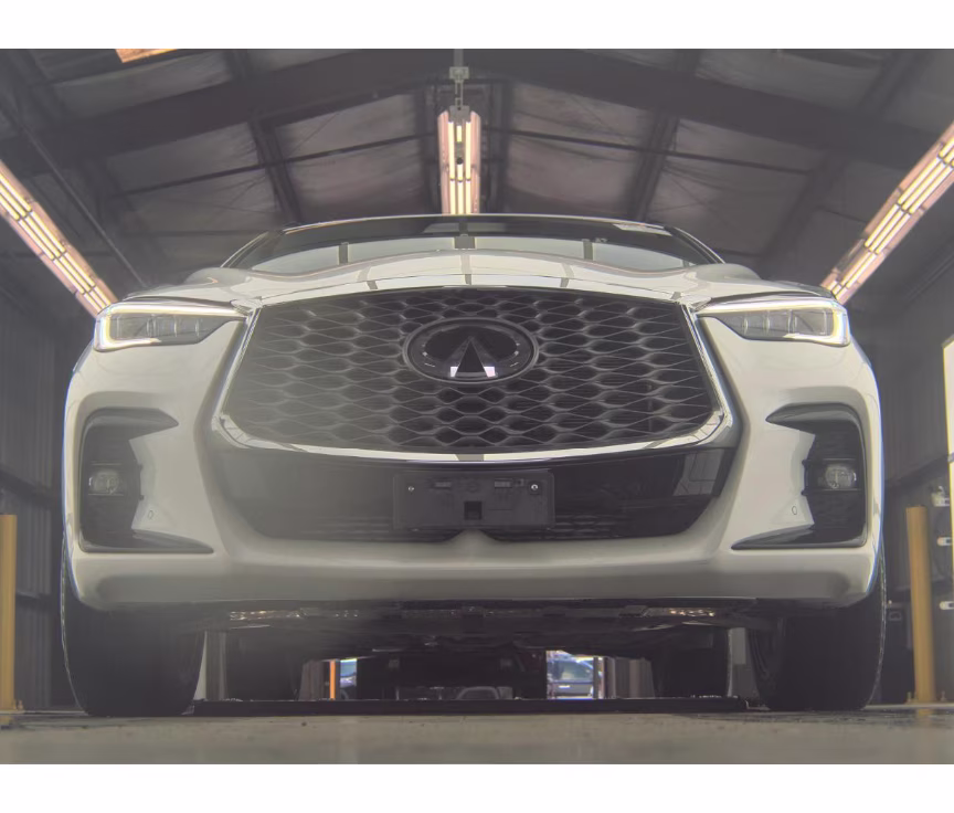 2025 White INFINITI QX55 ESSENTIAL AWD SUV