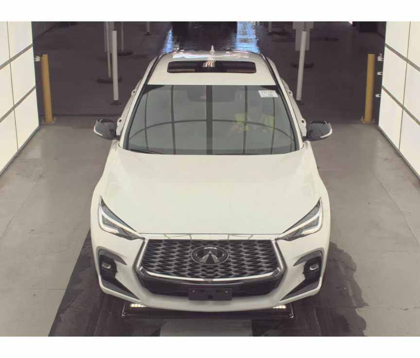 2025 White INFINITI QX55 ESSENTIAL AWD SUV