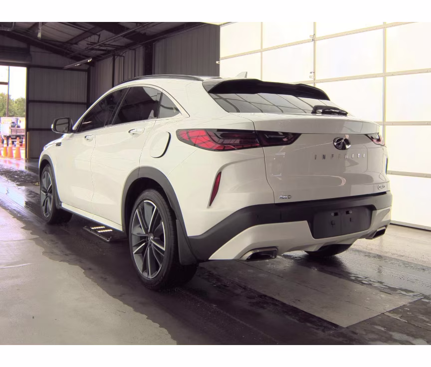 2025 White INFINITI QX55 ESSENTIAL AWD SUV