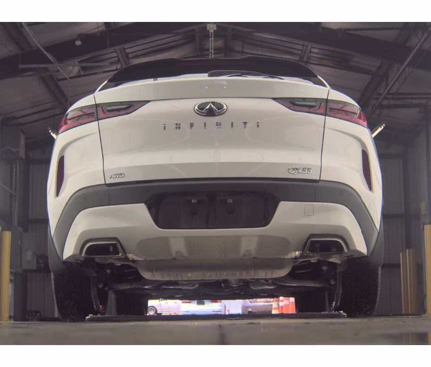 2025 White INFINITI QX55 ESSENTIAL AWD SUV