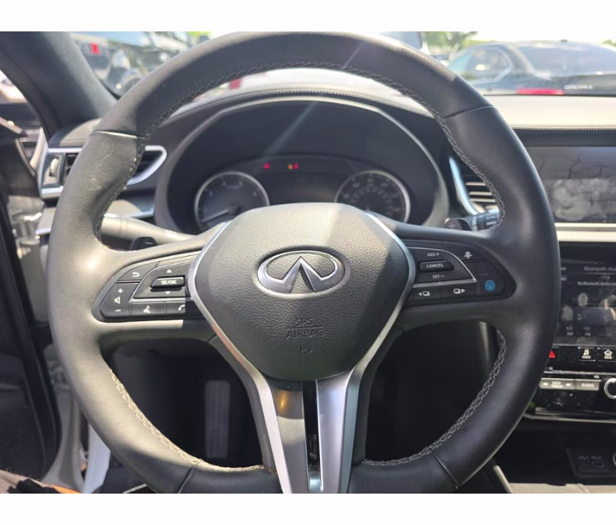 2025 White INFINITI QX55 ESSENTIAL AWD SUV