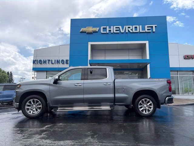 2019 Steel Metallic Chevrolet Silverado 1500 LTZ 4X4 Truck