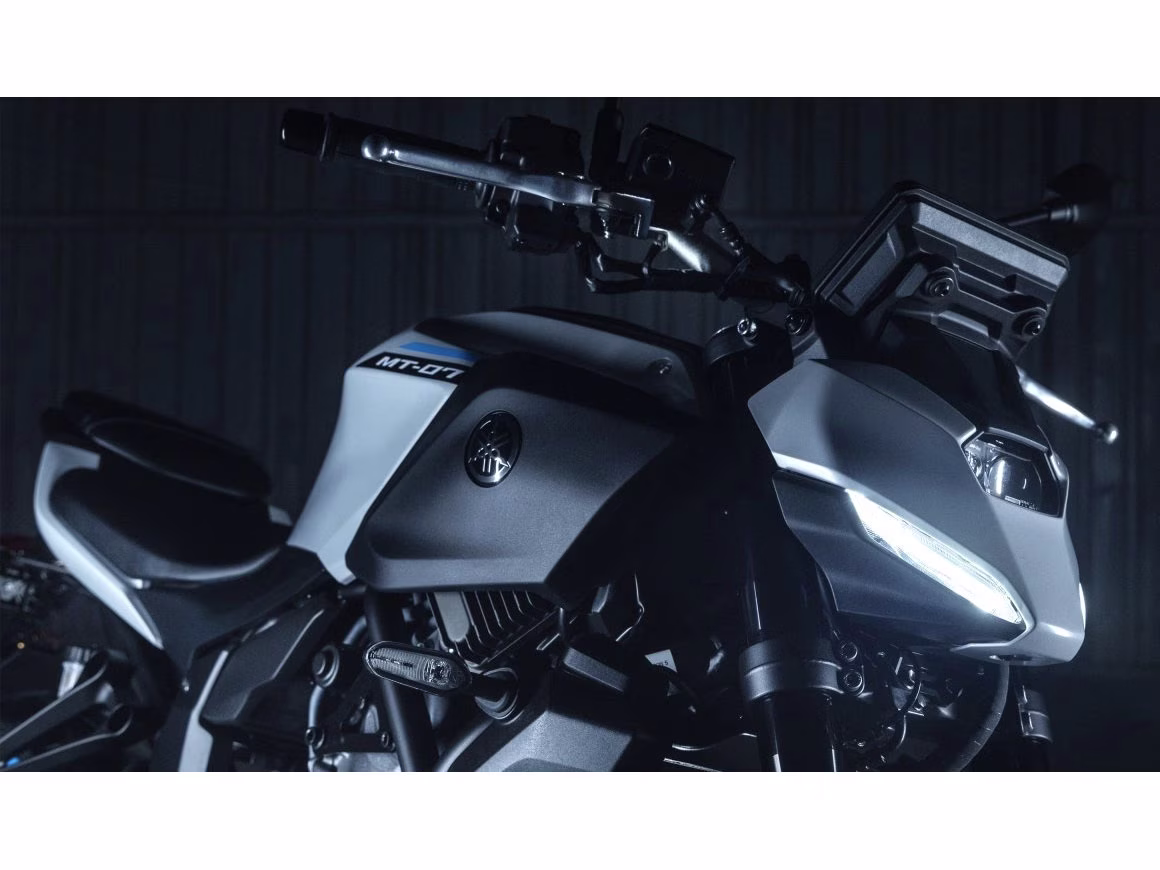 2025 Matte Charcoal Black Yamaha MT-07 Motorcycle