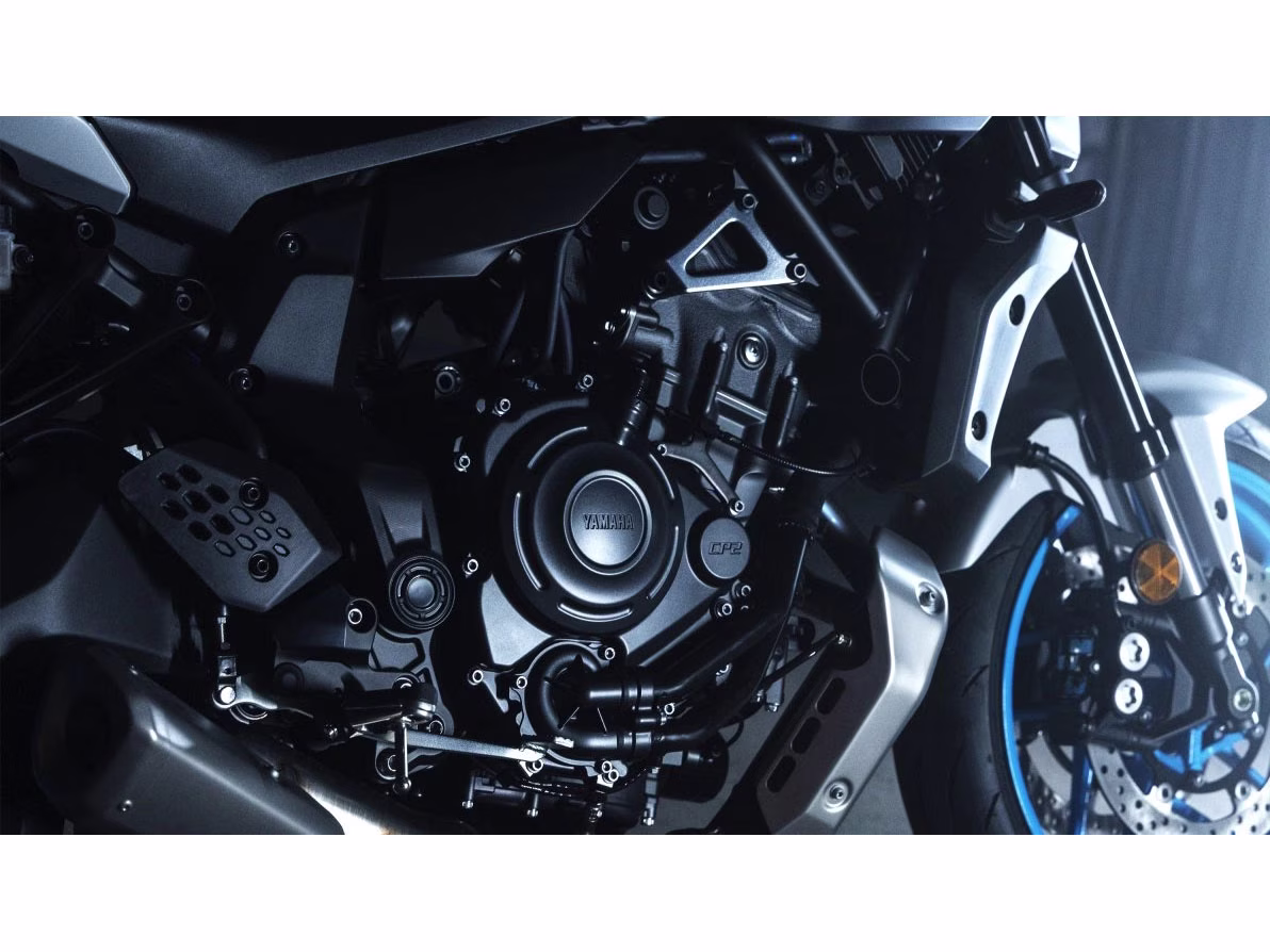 2025 Matte Charcoal Black Yamaha MT-07 Motorcycle
