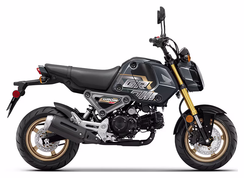 2024 Matte Gray Metallic Honda Grom SP Motorcycle