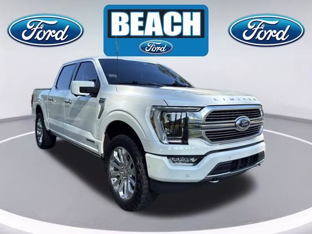 2021 White Metallic Ford F-150 Limited 4X4 Truck