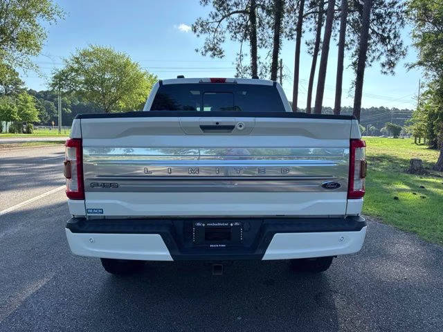 2021 White Metallic Ford F-150 Limited 4X4 Truck