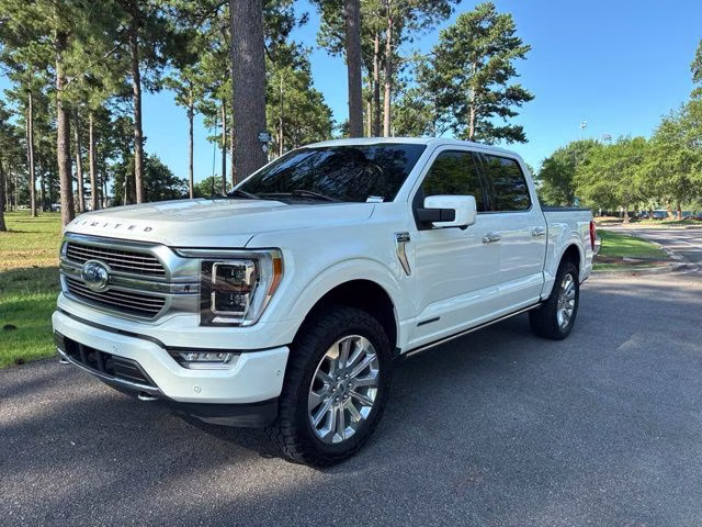 2021 White Metallic Ford F-150 Limited 4X4 Truck