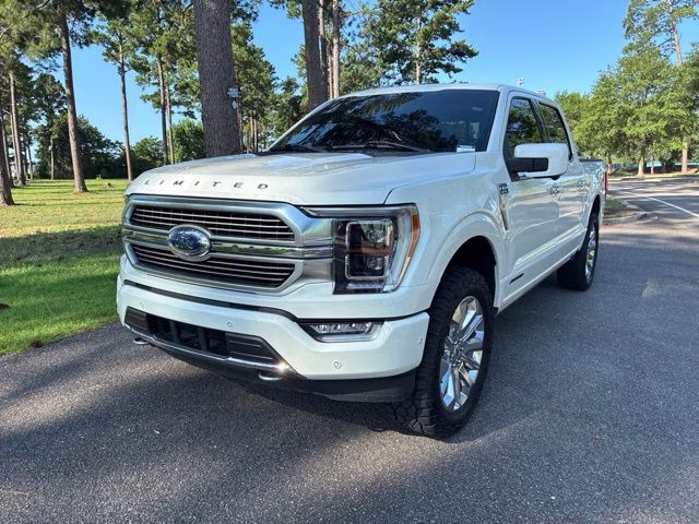 2021 White Metallic Ford F-150 Limited 4X4 Truck