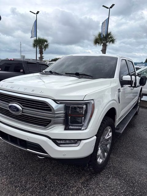 2021 White Ford F-150 Limited 4X4 Truck