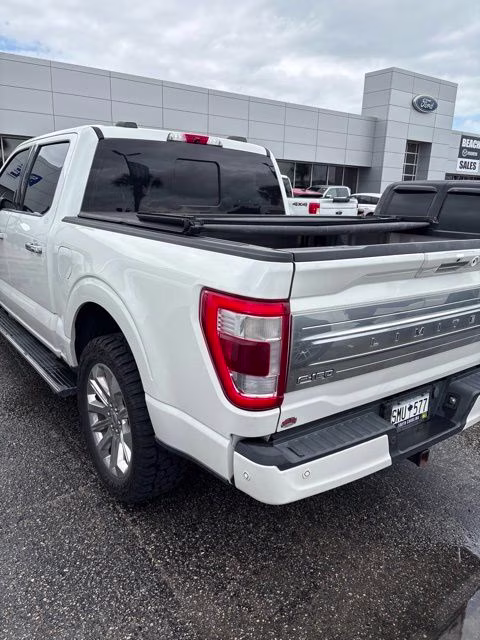 2021 White Ford F-150 Limited 4X4 Truck
