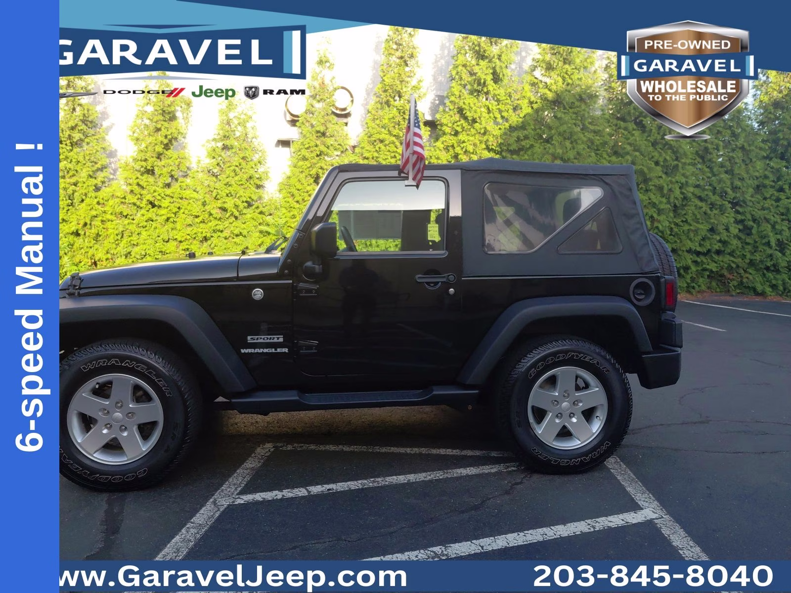 2016 Black Clearcoat Jeep Wrangler Sport 4X4 SUV