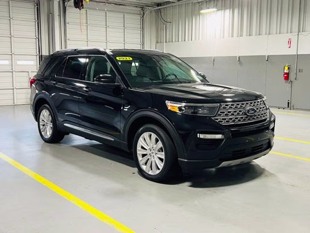 2021 Black Metallic Ford Explorer Limited 4X4 SUV