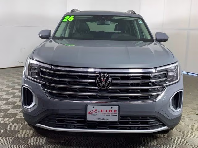 2026 Pure Gray Volkswagen Atlas 2.0T SE w/Technology AWD SUV