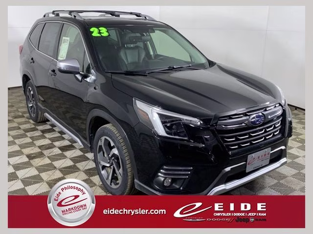 2023 Crystal Black Silica Subaru Forester Touring AWD SUV