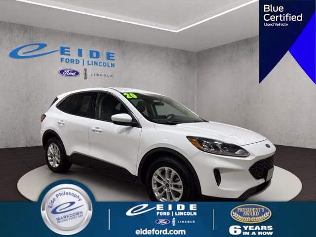 2020 Oxford White Ford Escape SE AWD SUV