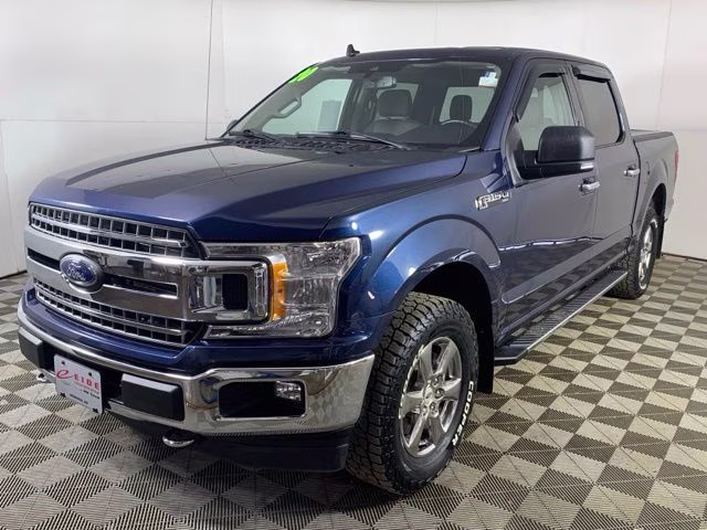 2020 Blue Jeans Metallic Ford F-150 XLT 4X4 Truck