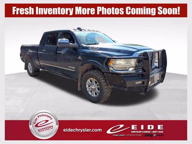 2019 Patriot Blue Pearlcoat Ram 3500 Limited 4X4 Truck