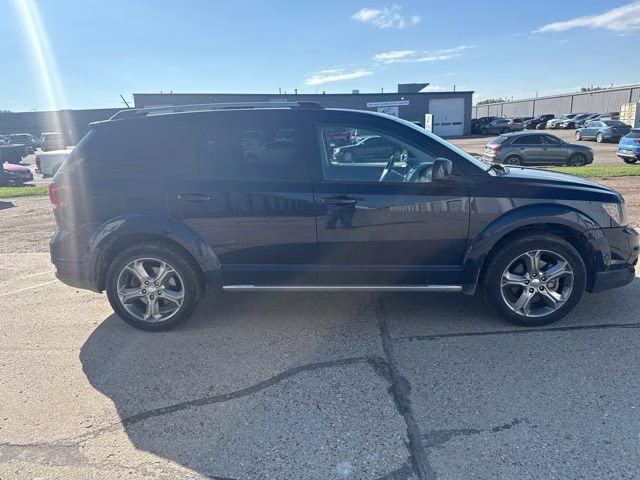 2017 Contusion Blue Pearlcoat Dodge Journey Crossroad AWD SUV
