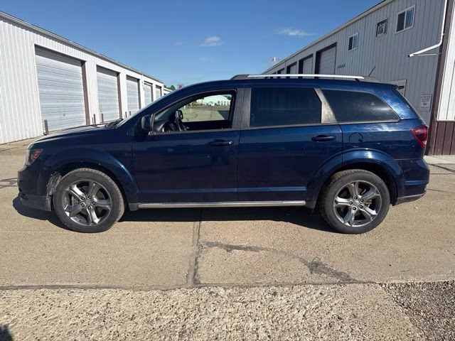 2017 Contusion Blue Pearlcoat Dodge Journey Crossroad AWD SUV