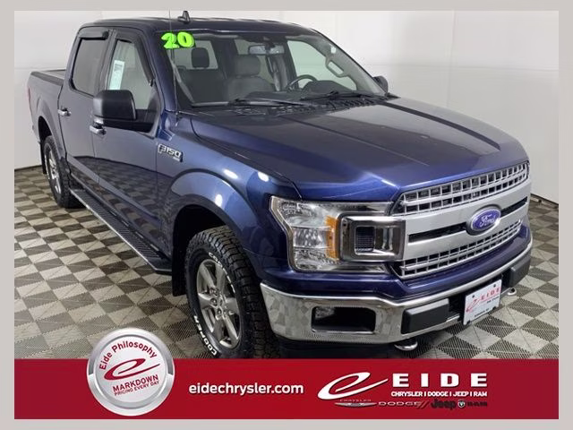 2020 Blue Jeans Metallic Ford F-150 XLT 4X4 Truck